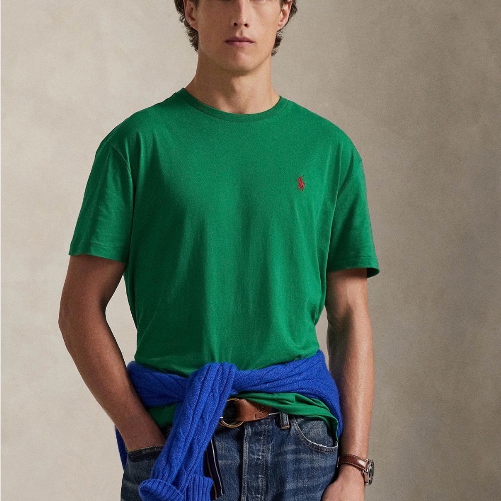 Polo by Ralph Lauren Men's Green Tee